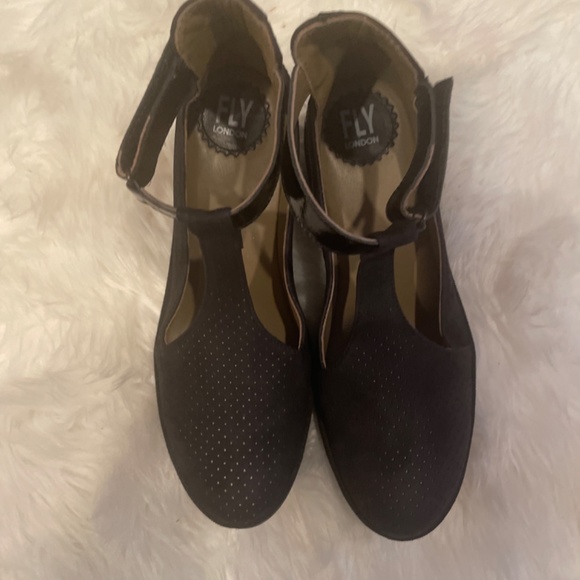 Fly London dress shoes black size 39 - Picture 3 of 4